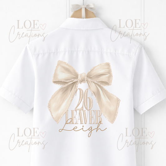 Bow Leavers Shirt