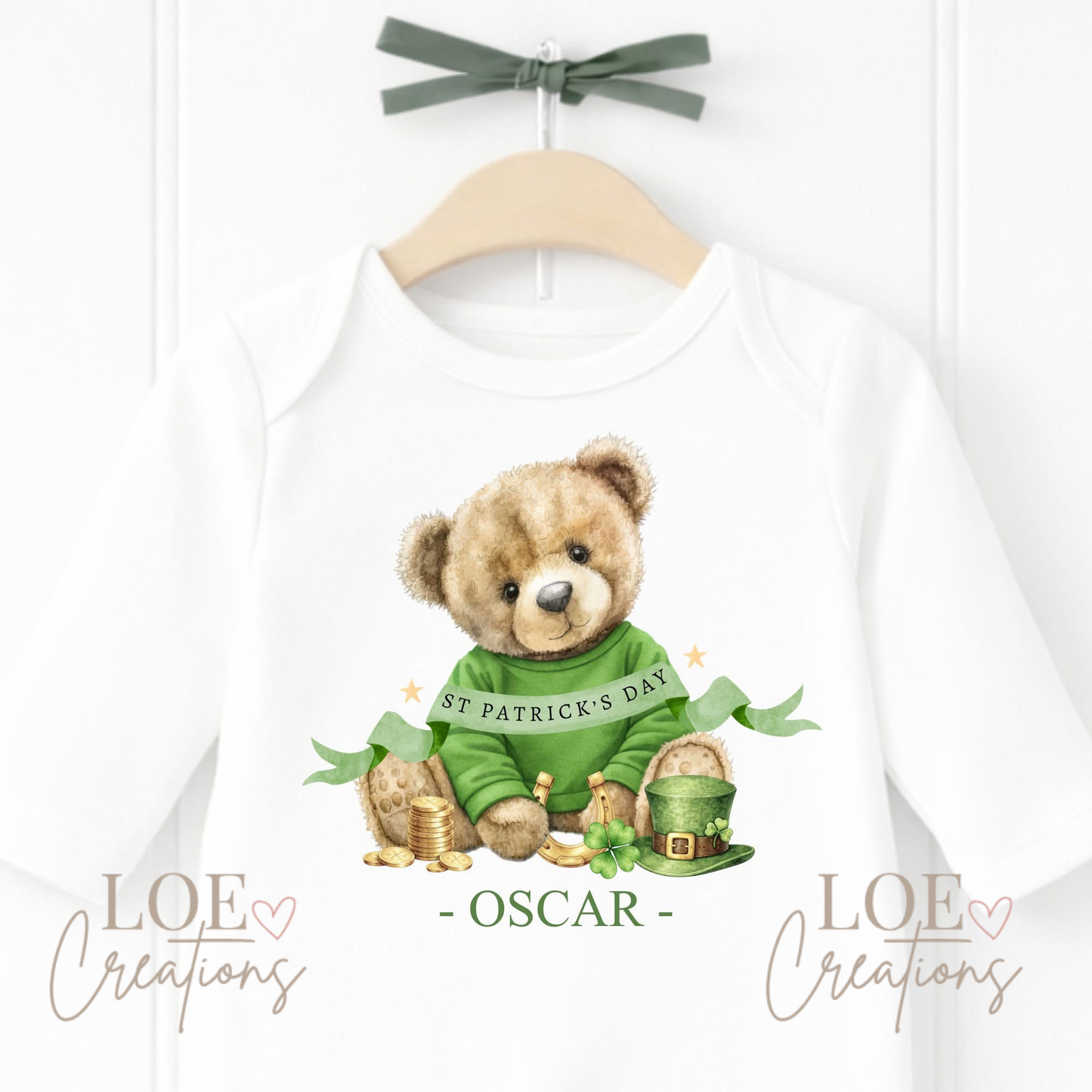 Oscar Bear St Patrick's Day